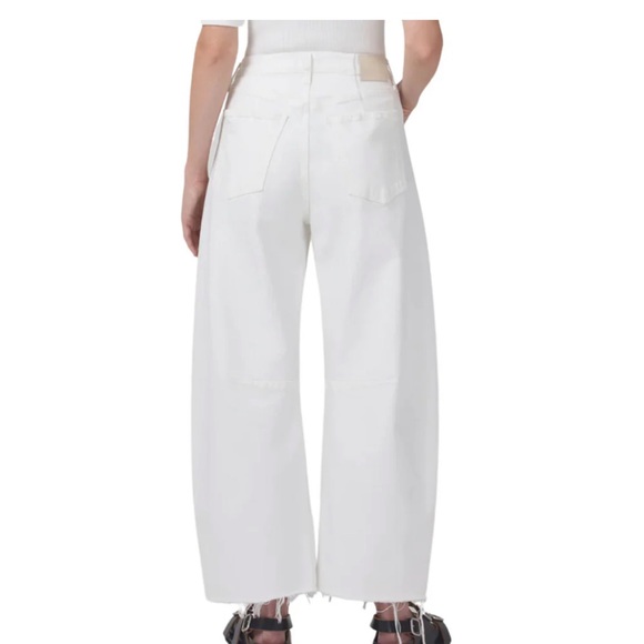 Citizens of Humanity White Horseshoe  Wide-Leg Jeans, NWOT, size 29 - Picture 3 of 10